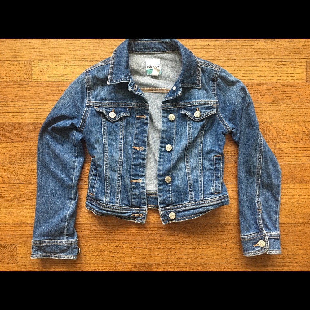 Girls Old Navy Denim Jacket Size 8 - FREE Dress